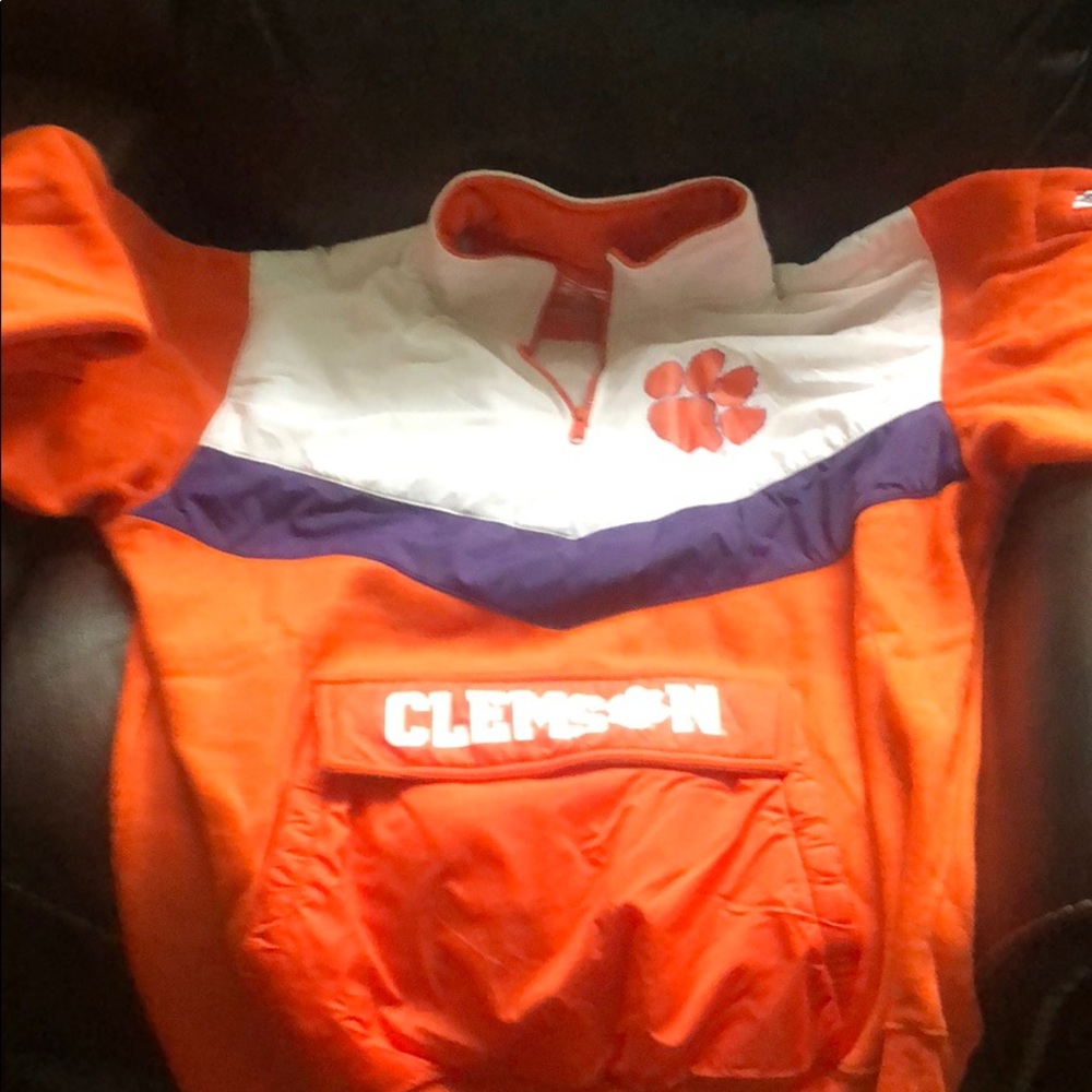 Clemson quarter zip.